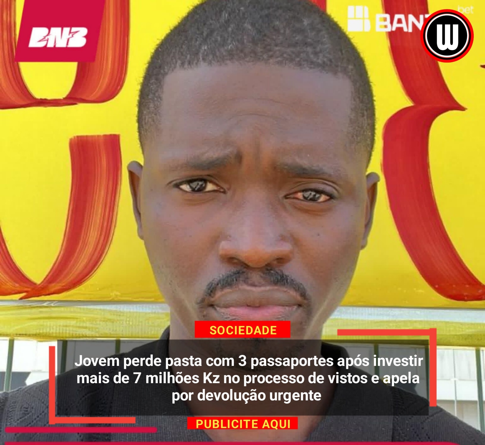 Um apelo emocionado foi feito por um cidadão